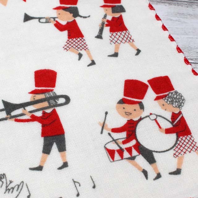 ShinziKatoh マーチングバンド タオルハンカチ 音楽雑貨 音楽グッズ 音楽ギフト