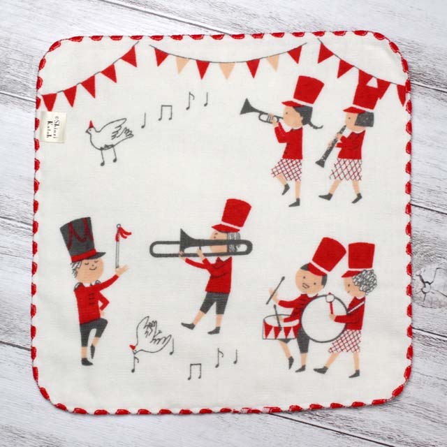 ShinziKatoh マーチングバンド タオルハンカチ 音楽雑貨 音楽グッズ 音楽ギフト