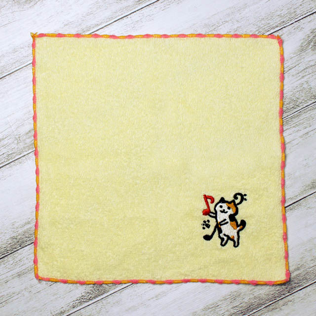 音楽風水ハンカチ ヘ音記号 音符 音楽雑貨 音楽グッズ 発表会記念品