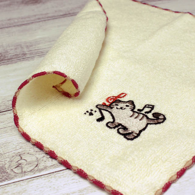 音楽風水ハンカチ ト音記号 音符 音楽雑貨 音楽グッズ 発表会記念品