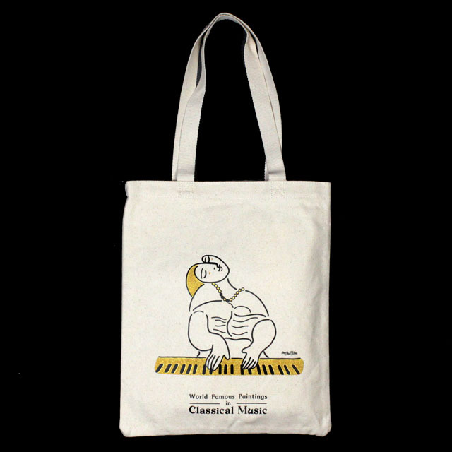 名画de音楽  夢 ピカソ ピアノ 鍵盤 トートバッグ 音楽雑貨 音楽グッズ 音楽ギフト