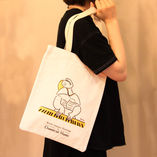 コットンキャンバス・トート 《 名画 de 音楽 / 夢 》 105063 音楽雑貨