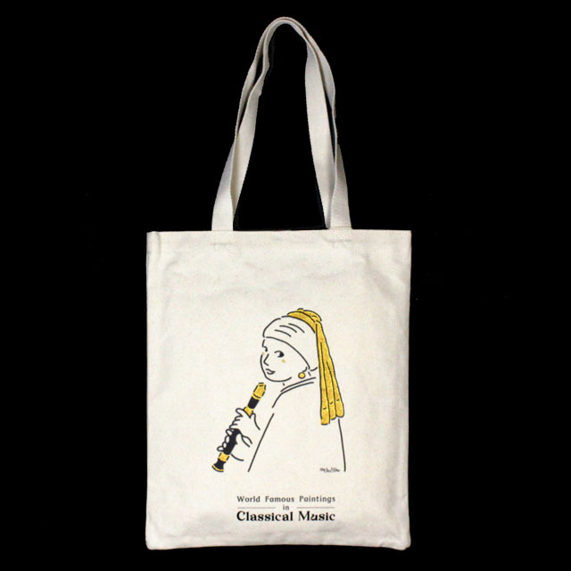 【新品未使用】真珠の耳飾りの少女 トートバッグ tote-bag?angle=front&color=