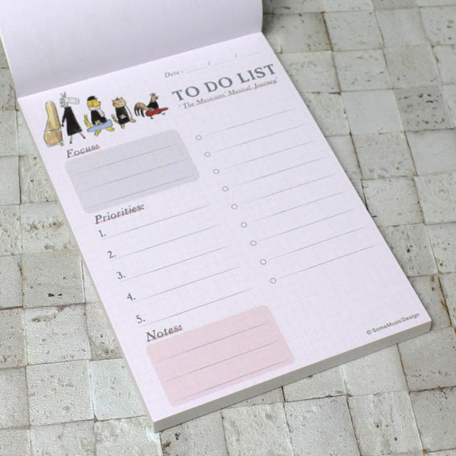 仕事はかどる To Do List ブレーメンの音楽隊 音楽雑貨 音楽グッズ