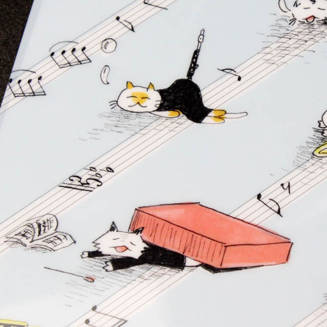 オーケストラ クリアファイル A4 クリアファイル 《 パンダ・オーケストラ 》 103601 音楽雑貨