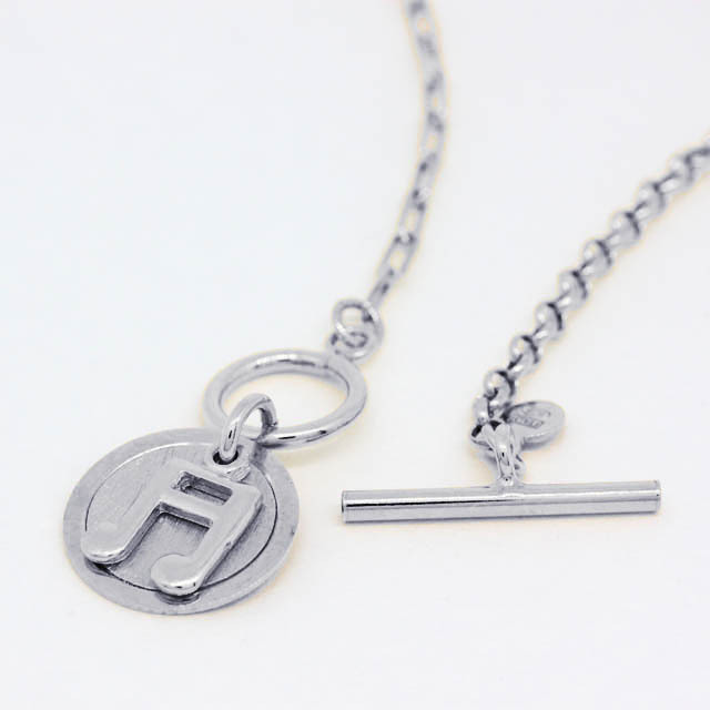 シルバー ブレスレット ２連16分音符 音楽アクセサリー 音楽雑貨 音楽ギフト