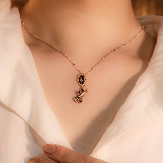 ヴァイオリン ト音記号 ペンダント 音楽雑貨 音楽ギフト 音楽アクセサリー