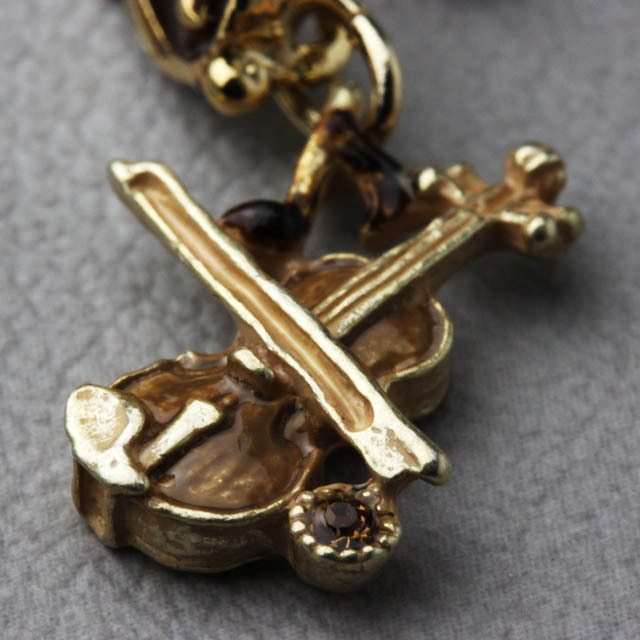 ヴァイオリン ト音記号 ペンダント 音楽雑貨 音楽ギフト 音楽アクセサリー