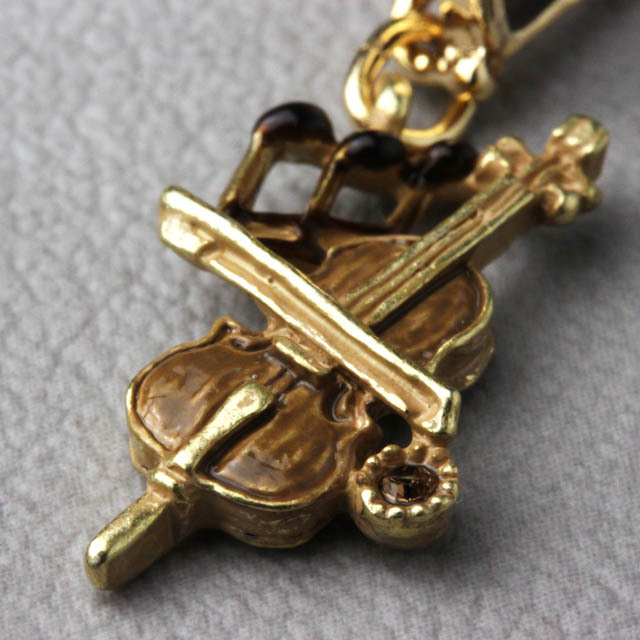 チェロ ヘ音記号 ペンダント 音楽雑貨 音楽ギフト 音楽アクセサリー