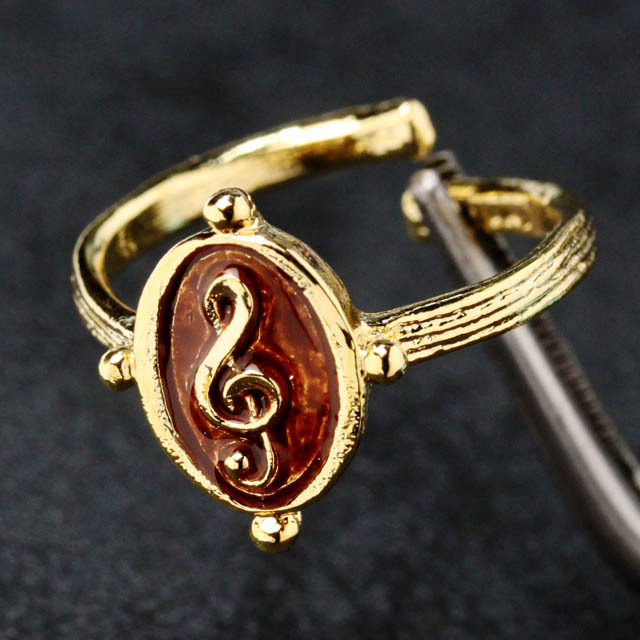 ト音記号 リング 指環 指輪 音楽雑貨 音楽ギフト 音楽アクセサリー