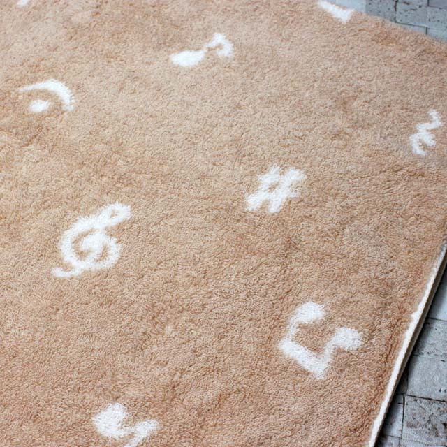 50枚限定】今治ブランド バスタオル 《 音楽記号 》 105216 音楽雑貨