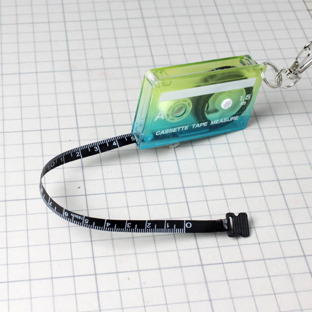カセットテープ メジャー 巻尺 音楽雑貨 音楽グッズ