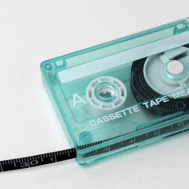 カセットテープ メジャー 《 Vintage Blue 》 038834 音楽雑貨