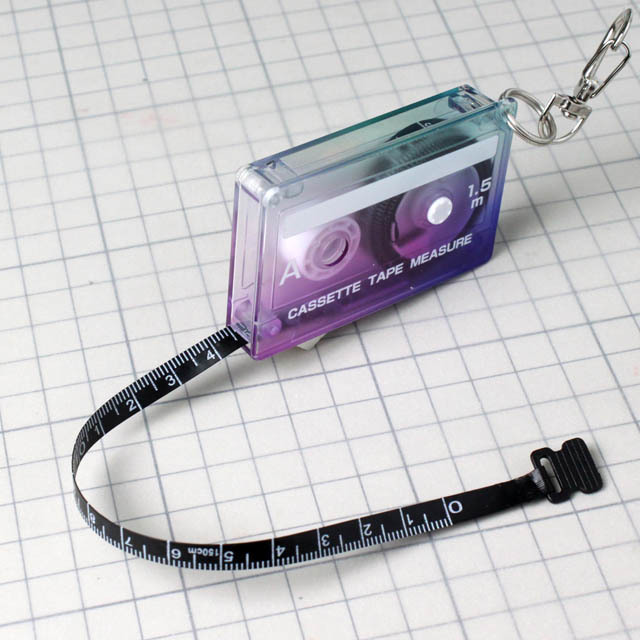 カセットテープ メジャー 巻尺 音楽雑貨 音楽グッズ