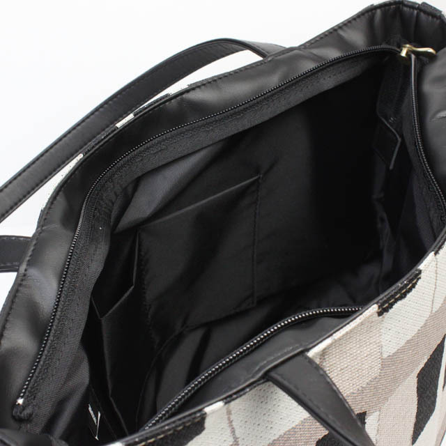 尾州織 ピアノ 鍵盤 トラペーズバッグ グレージュ 音楽ギフト 音楽グッズ 音楽雑貨