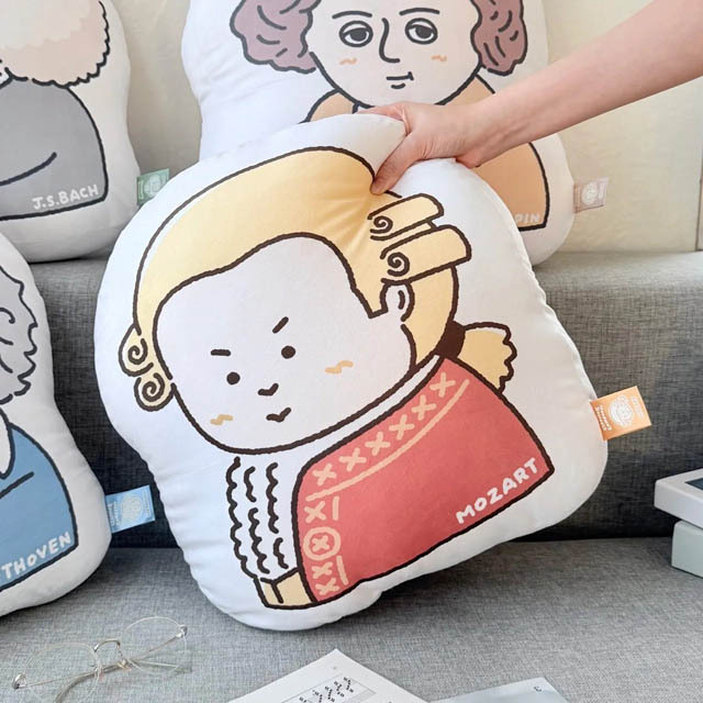 モーツァルト Mozart 作曲家 ピロー クッション 音楽雑貨 音楽グッズ 音楽ギフト