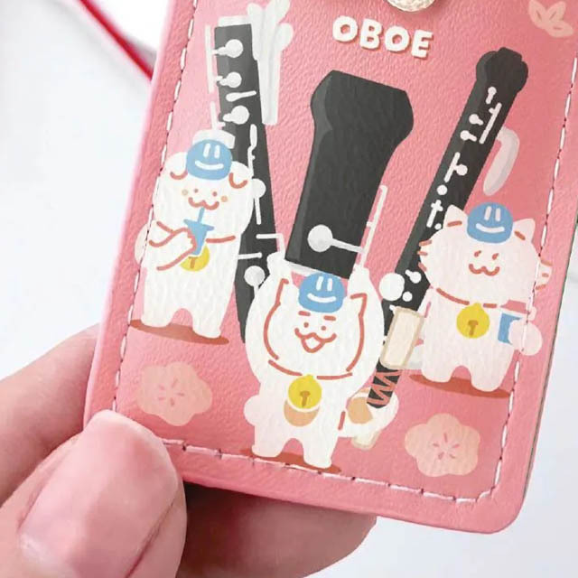 奏楽お守り風チャーム オーボエ Oboe 音楽雑貨 音楽グッズ 吹奏楽コンクール