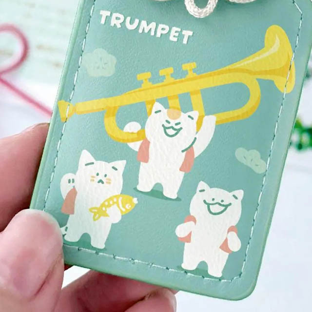 奏楽お守り風チャーム トランペット Trumpet 音楽雑貨 音楽グッズ 吹奏楽コンクール