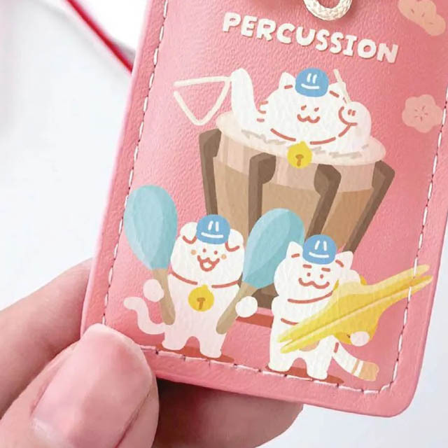 奏楽お守り風チャーム 打楽器 パーカッション Percussion 音楽雑貨 音楽グッズ 吹奏楽コンクール