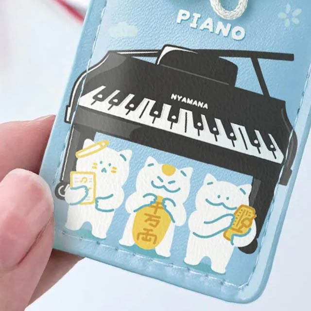 奏楽お守り風チャーム ピアノ Piano 音楽雑貨 音楽グッズ 吹奏楽コンクール
