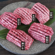 お中元 肉 内祝い お返し お肉 誕生日 お祝い 結婚祝い 銘柄和牛5種スリットミニステーキ各60g 送料無料 熨斗対応可 夏ギフト