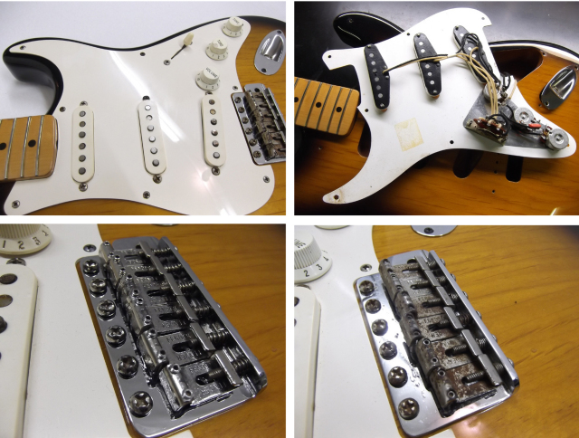 1992年 Fender Stratocaster 2 tone Sunburst プレミアム ユーズド