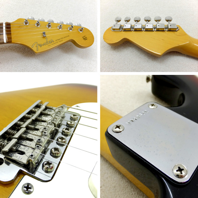 1993年 Fender Stratocaster 3tone Sunburst プレミアム ユーズド