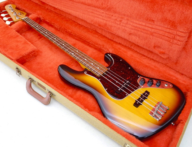 1997年 Fender Jazz Bass 3tone Sunburst プレミアム ユーズドギター
