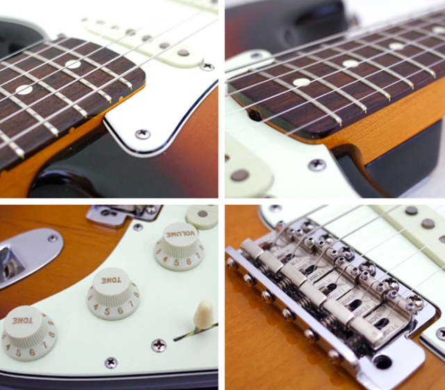 1996年 Fender Stratocaster 3tone Sunburst プレミアム ユーズド