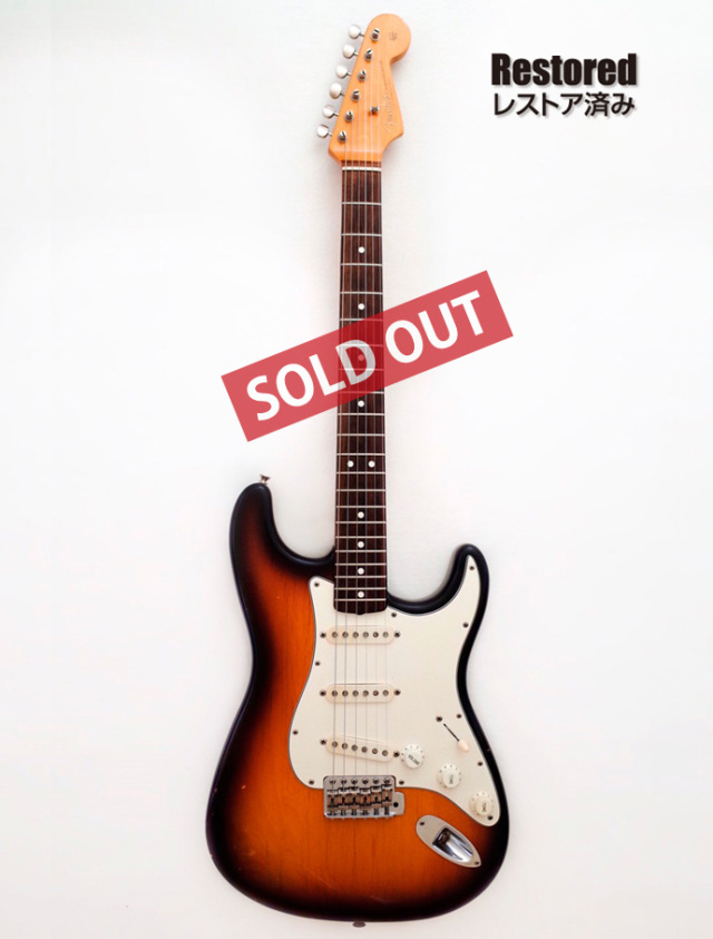 1991年 Fender Stratocaster 3tone Sunburst Vintage series