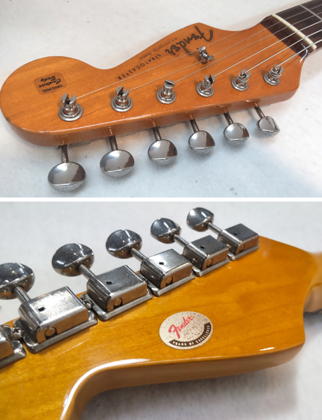 1996年 Fender Stratocaster 3tone Sunburst プレミアム ユーズド