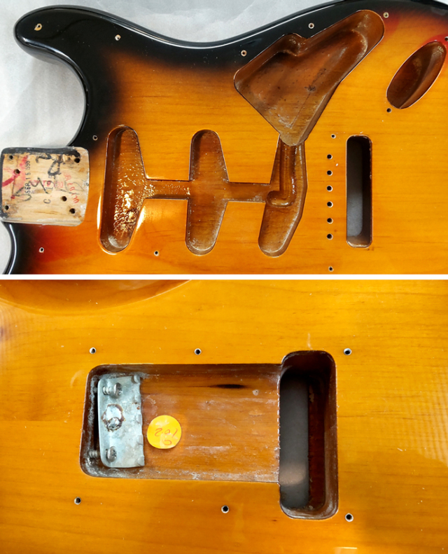 1996年 Fender Stratocaster 3tone Sunburst プレミアム ユーズド