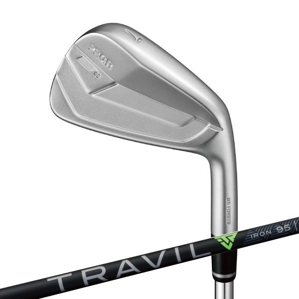 【カスタム専用モデル】【PRGR IRONs】00 アイアン WHITE〔#5-PW 6本セット〕〔2020年モデル〕※TRAVIL IRON装着モデル