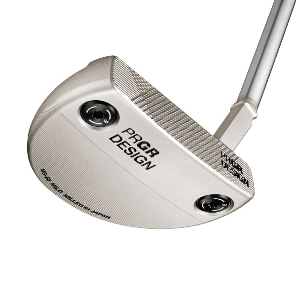 【新登場】【カスタム専用】PRGR DESIGN PUTTER MS-63 MILD〔マレット型〕〔2025年モデル〕