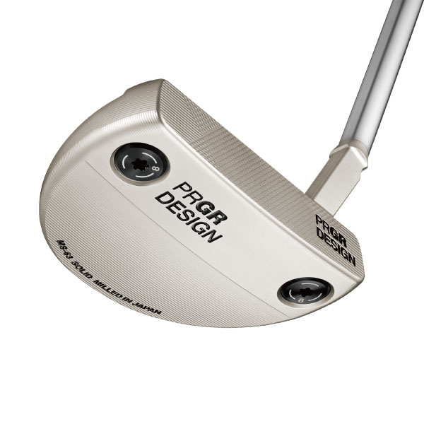 【新登場】【カスタム専用】PRGR DESIGN PUTTER MS-63 SOLID〔マレット型〕〔2025年モデル〕