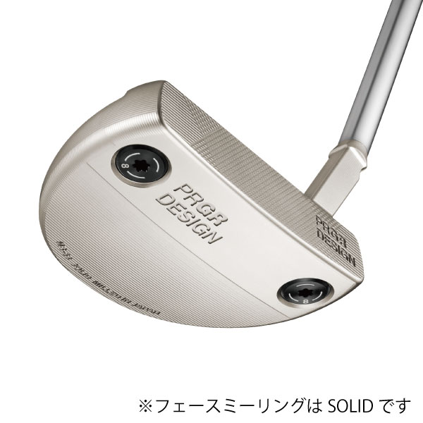 カスタム専用】PRGR DESIGN PUTTER MS-63 MILD〔マレット型〕〔2025年