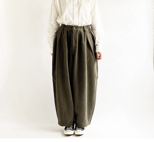 Harvesty ハーベスティ Cotton Melton Circus Pants コットンメルトンサーカスパンツ A114