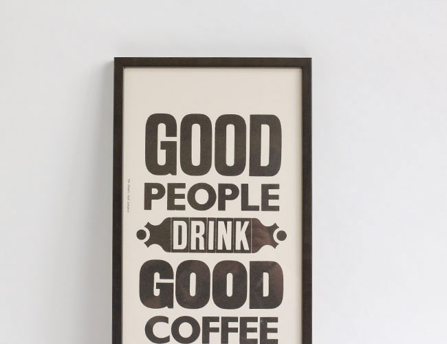 A TWO PIPE PROBLEM LETTERPRESS GOOD COFFEE Mサイズ