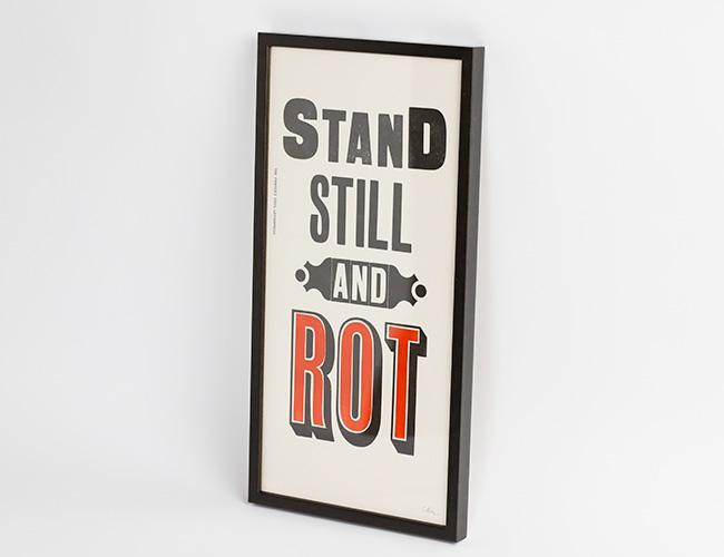 A TWO PIPE PROBLEM LETTERPRESS  ポスター ア・ツーパイプ・プロブレム・レタープレス｜ソールドヒア ポスター｜A