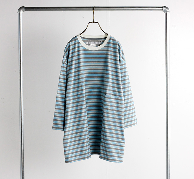EEL Products イール プロダクツ ユルリTee 3/4 ボーダー