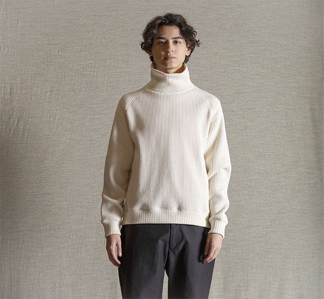 Jackman ジャックマン JM7468 Waffle High neck ワッフル ハイネック