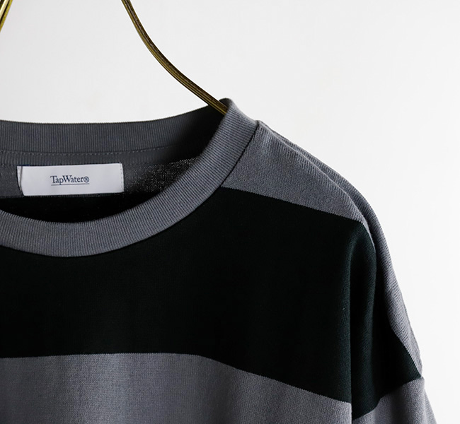 TapWater タップウォーター Wide Border L/S Tee TP233-70026