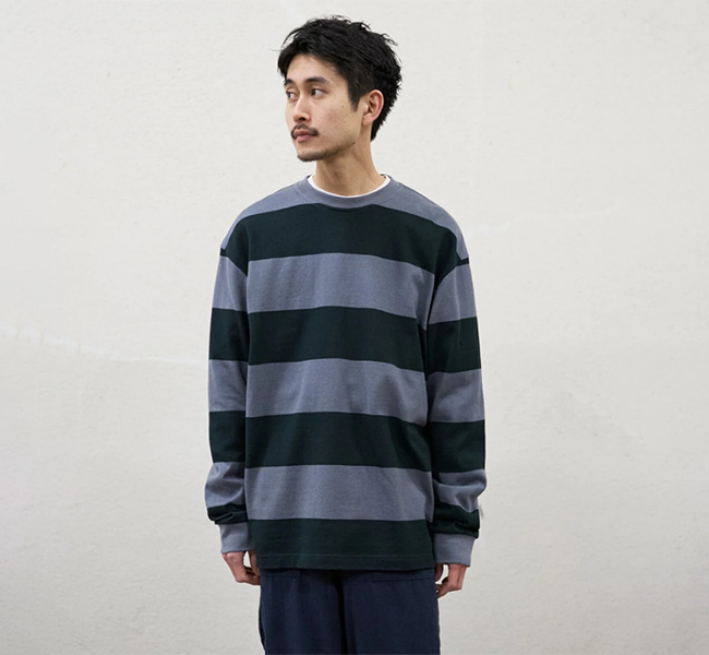 TapWater タップウォーター Wide Border L/S Tee TP233-70026