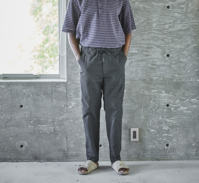 orslow オアスロウ NEW YORKER　ニューヨーカー イージーパンツ SUMI BLACK 03-1002-02