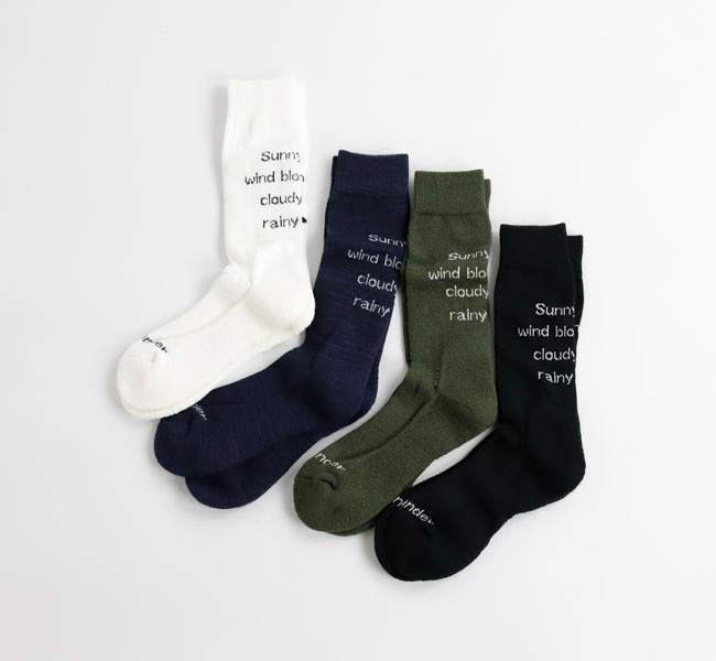 SALE40%OFFand wander アンドワンダー PE/CO pile socks パイルソックス 5744988241
