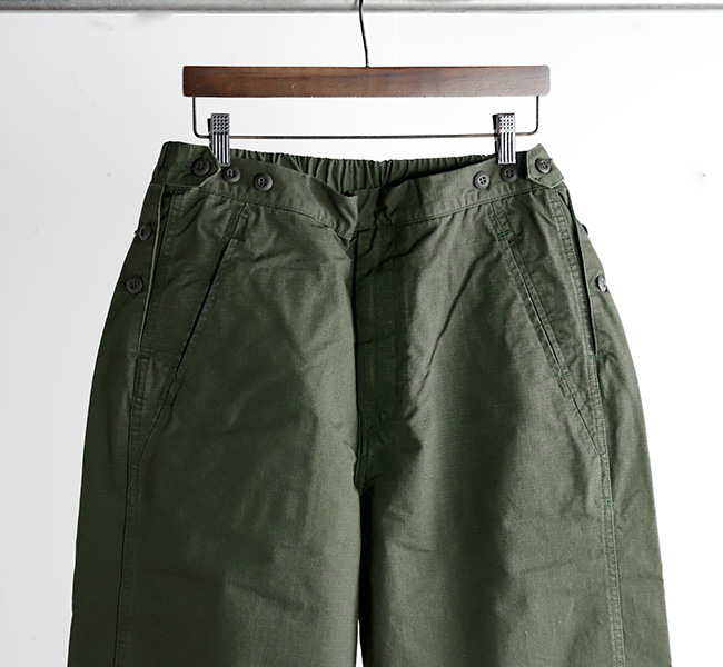 TapWater タップウォーター Cotton Ripstop Military Trousers