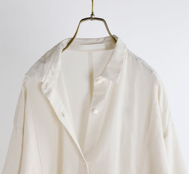 evam eva エヴァムエヴァ コットンシャツワンピース cotton