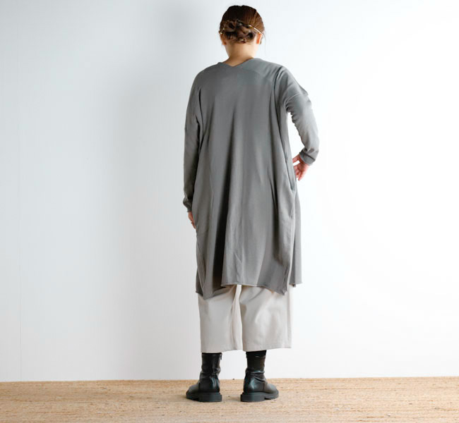evam eva エヴァムエヴァ コットンローブ cotton robe E251K061