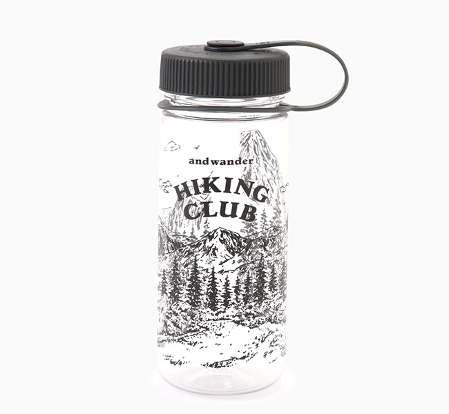 and wander アンドワンダー hiking club bottle ハイキングクラブ クリアボトル  5745177306