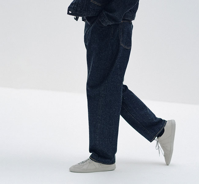 キャプテンサンシャイン KAPTAIN SUNSHINE デニムパンツ 5P Zipper